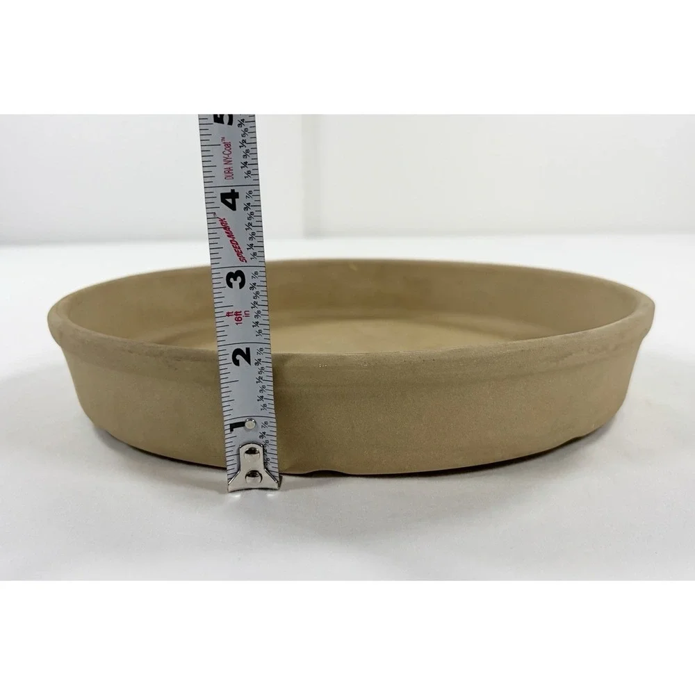 Vintage Pampered Chef Family Heritage 11 Inch Deep Dish Baker Stoneware Round